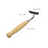 FOMIYES 4pcs Eco-friendly Stainless Steel Safety Razor Bamboo Handle for Mustache Trimmer Men Manual Shaver for Beard Trimmers view 2
