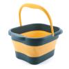 1/3 Footbath Tub - Tpe Spa Bath Tub, Foldable Foot Bath Tool | Foot Soaking Bath Basin, Foldable Foot Bath Tool, Stress Relief Foot Spa for Family Pedicure, Soaking Tired Feet, 17x13x9in(Yellow+blue) view 2