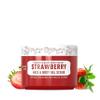 Immortal NYC Strawberry Crush Face & Body Scrub Mask Gel- Moisturizing and Exfoliating Body, Face, Hand, Foot Scrub - Fights Acne, Fine Lines & Wrinkles, Great Gifts For Women & Men - 10 oz view 1
