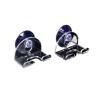 2pcs Shaver Holder Suction Cup Transparent Hook Razor Rack Waterproof Removable No Punching Organize Small Tools view 1