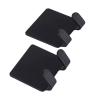 2/4PCS Adhesive Razor Holder Wall Mounted Bathroom For Shower Hook Rack Gillette Shaver Shaving Holder Black Plastic Hook(4pcs) view 1