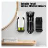 Wall Mounted Electric Razor Holders Bathroom Shaver Rack Electric Toothbrush Holder Space Saving Traceless Cosmetic Organizer(1PCS-White) view 3