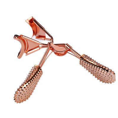 LIFKOME Eyelash Curler for Small Eyes Makeup Tool Rose Gold Handle Lash Curler for Asian Eyes