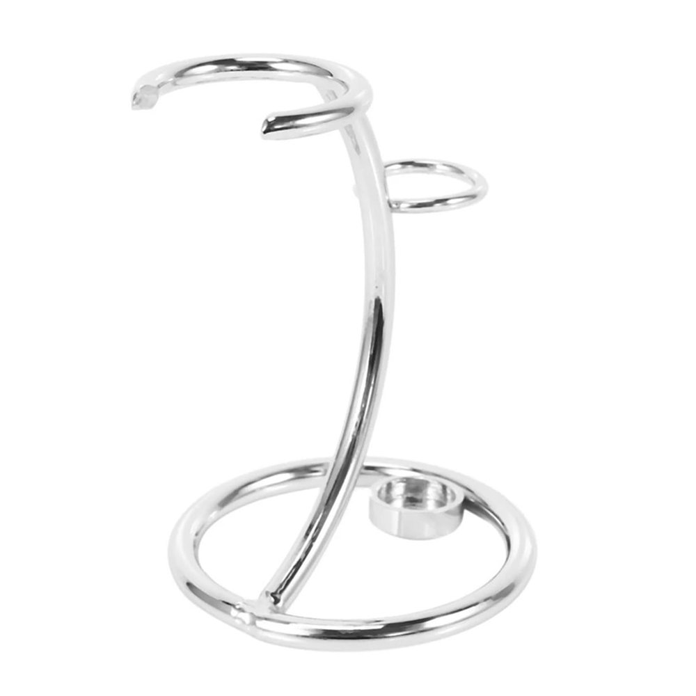 Universal Shaving Brush Stand Simple Metal Safe Razor And Brush Holder Stand Shaver Kit Organizer For Men