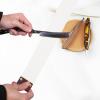 MERRYHAPY Portable Sharpening Strap Canvas Razor Strop Barber Strop Easy Razor Sharpening Experience view 2