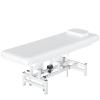 Electric Lift Massage Physical Therapy Table with Adjustable Backrest, Lockable Wheels, 4'' Think Premium Foam, 1500Lbs Capacity Professional Electric Massage Bed Commercial Home Use, White view 1