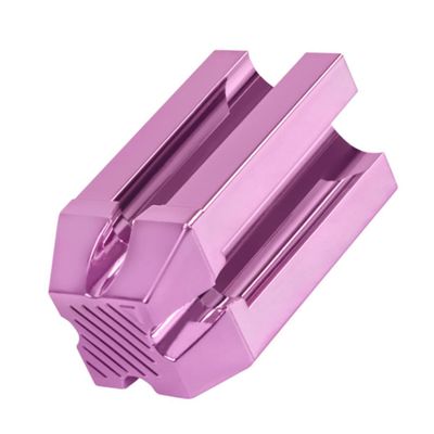 Healvian Brow Pencil Sharpener Eyeliner Pencil Sharpener Tool Slot Sides Design Plastic Material