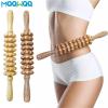 9-Roller Wooden Massage Stick - Handheld Deep Tissue Massager for Muscle Pain Relief, Anti-Cellulite, Myofascial Release - Portable Trigger Point Therapy Tool for Back, Legs, Feet & Body(Colorful) view 3
