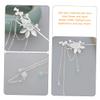 WRITWAA Antique Headdress Women Hair Decoration Styling Hair Stick Wedding Accessories Accessories Girl Bobby Pins for Women Bun Pin Alloy Silver view 4