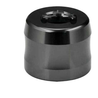 1 Pc Safety Razor Stand Base Aluminum Alloy Men Shaving Stand For Bathroom Countertops Metal Manual Beard Shaver Holder(Dark Grey)