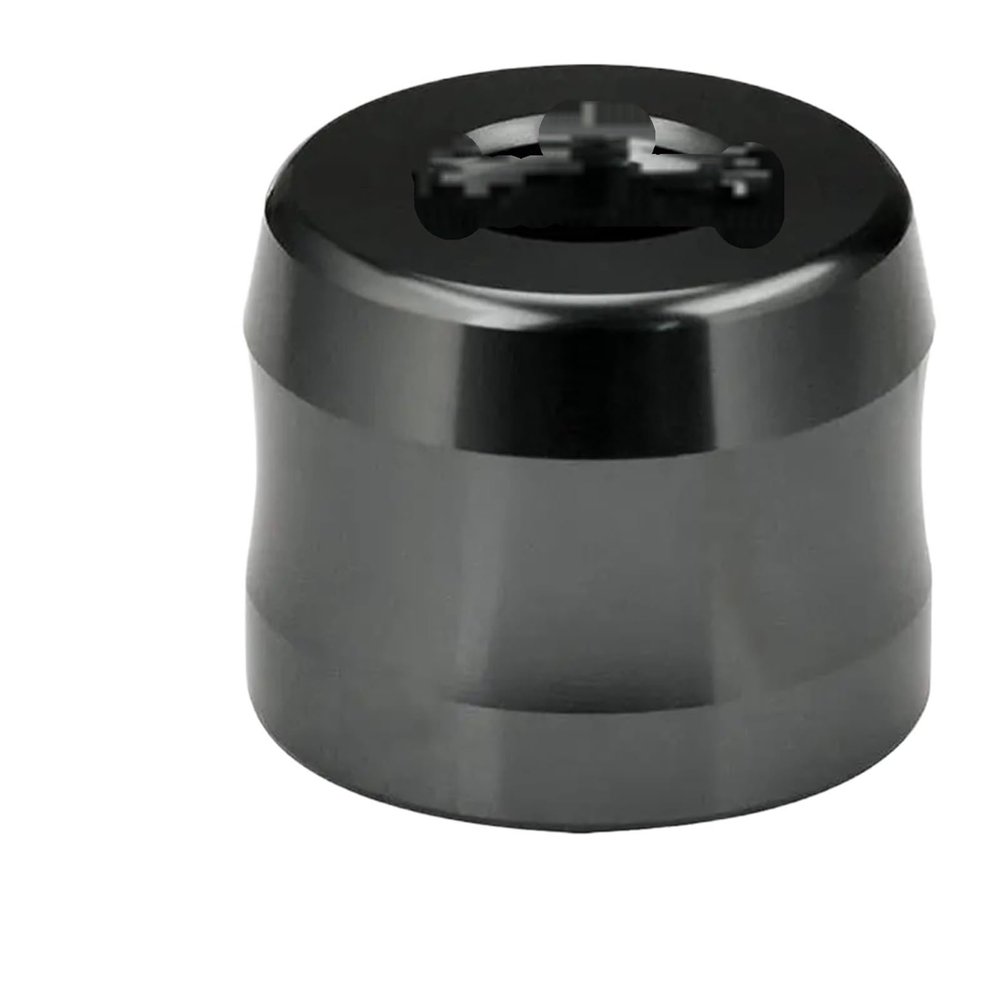 1 Pc Safety Razor Stand Base Aluminum Alloy Men Shaving Stand For Bathroom Countertops Metal Manual Beard Shaver Holder(Dark Grey)