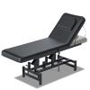 Electric Lift Massage Physical Therapy Table with Adjustable Backrest, Lockable Wheels, 4'' Think Premium Foam, 1500Lbs Capacity Professional Electric Massage Bed Commercial Home Use, Black view 1