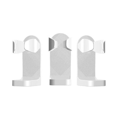 Bathroom Shaver Rack Wall Mounted Razor Holder Electric Toothbrush Holder Space Saving Traceless Organizer(White upgrade)
