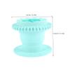 Ipetboom Makeup Sponge Cleaner Case Foldable Silicone Brush Cleaner Bowl for Sponges Brushes Dual Cleaning Box Hanging Hole Makeup Accessory for Beauty Tools view 2