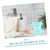 Ipetboom Makeup Sponge Cleaner Case Foldable Silicone Brush Cleaner Bowl for Sponges Brushes Dual Cleaning Box Hanging Hole Makeup Accessory for Beauty Tools view 3