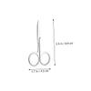 SAFIGLE Stainless Steel Eyebrow Scissors and Tweezer Set for Precision Grooming Ergonomic Design for Easy Use for Personal and Professional Eyebrow Trimming view 2