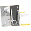 SAFIGLE Stainless Steel Eyebrow Scissors and Tweezer Set for Precision Grooming Ergonomic Design for Easy Use for Personal and Professional Eyebrow Trimming view 3