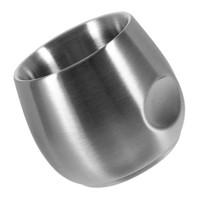 Healvian Men Double Layer Stainless Steel Shaving Bowl Foaming Shaving Cup for Home Salon Use Lathering Mug Comfortable Grip -