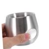 Healvian Men Double Layer Stainless Steel Shaving Bowl Foaming Shaving Cup for Home Salon Use Lathering Mug Comfortable Grip - view 4