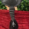Silver Ponytail Wrap - 6 Inch Hair Holder | Lightweight Spiral Hair Accessory (Small) view 2