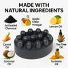 Activated Charcoal Detox Massage Bar  Deep Cleansing Exfoliating Soap for Body Acne, Odor & Oily Skin  with Tea Tree, Lemon & Apple Cider Vinegar  Natural Skincare for Women & Men view 2