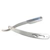LIFKOME Stainless Steel Manual Shaving Razor for Men Silver Straight Razor Ergonomic Handle Barber Tool for Professional and Home Use view 1