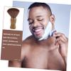 LIFKOME Male Beard Shaver Mustache Cleaning Brush Portable Handle Brush Beard Care Tool Mens Skin Care view 3