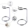 LALADEFIEE Safety Razor Stand Brush Holder Double Edge Razor Rack Metal Shaving Cartridge Stand Random Style view 4