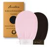 Ancestoria Korean Exfoliating Gloves for Shower, Pink and Black, 2-Pack, Deep Exfoliating Mitts for Body, Reusable and Chemical-Free, A HerTime2 Brand view 1