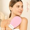 Ancestoria Korean Exfoliating Gloves for Shower, Pink and Black, 2-Pack, Deep Exfoliating Mitts for Body, Reusable and Chemical-Free, A HerTime2 Brand view 3