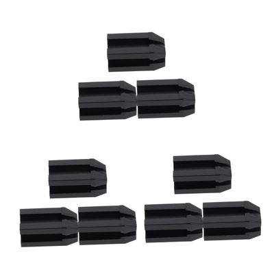 PACKOVE 9pcs Makeup Pencil Sharpener Versatile Cosmetic Sharpener for Eyeliner Lip Liner Brow Pencils Unique Design Blades for Makeup Supplies Black