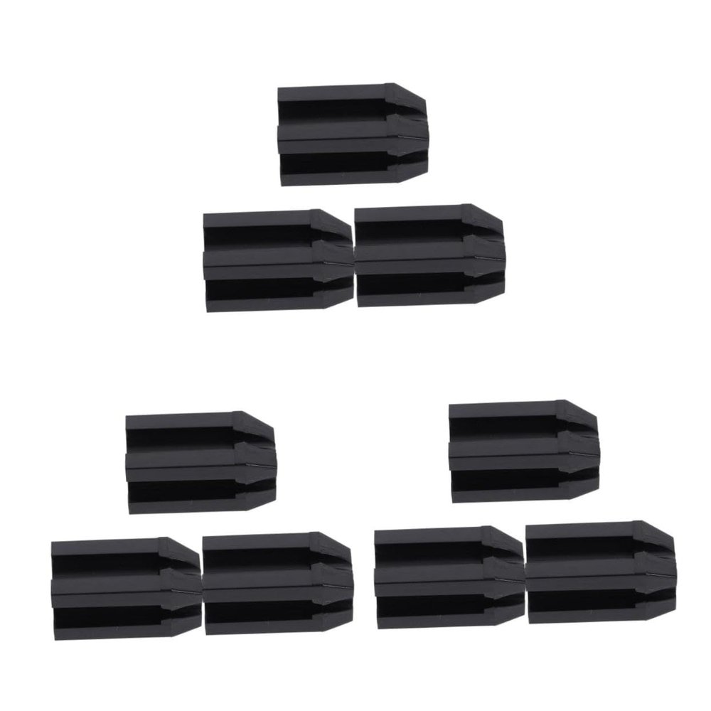 PACKOVE 9pcs Makeup Pencil Sharpener Versatile Cosmetic Sharpener for Eyeliner Lip Liner Brow Pencils Unique Design Blades for Makeup Supplies Black