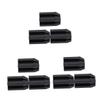 PACKOVE 9pcs Makeup Pencil Sharpener Versatile Cosmetic Sharpener for Eyeliner Lip Liner Brow Pencils Unique Design Blades for Makeup Supplies Black view 1