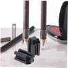 PACKOVE 9pcs Makeup Pencil Sharpener Versatile Cosmetic Sharpener for Eyeliner Lip Liner Brow Pencils Unique Design Blades for Makeup Supplies Black view 3