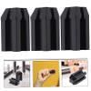 PACKOVE 9pcs Makeup Pencil Sharpener Versatile Cosmetic Sharpener for Eyeliner Lip Liner Brow Pencils Unique Design Blades for Makeup Supplies Black view 4