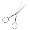 WRITWAA Stainless Steel Beard Scissors for Men Anti-Slip Beard Trimming Scissors Small Grooming Teeth for Precision Cutting view 1