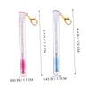 WRITWAA 4pcs Mascara Wand Brush Tube Blank Eyelash Brush Bottle Safe for Eyelash Root Easy to Carry view 3