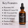 Pete & Pedro BOOST Hair & Beard Strengthening & Growth Natural Scalp Health Serum Oil For Men & Women - With Rosemary, Biotin & 20 plus Essential Oils | Shark Tank Featured, 2 oz. view 2