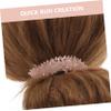 BESTYASH Effortless Bun Maker for Women Bendable Twisted Hair Shaper Lightweight Styling Accessory for Hairstyles for Thin and Hair for Little Girls view 3