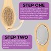 Dermasuri - 4 in 1 Exfoliating Foot Scrub Kit - Multi Purpose Foot Care - Natural Bamboo Pedicure Foot Spa Kit - Pumice Stone Callus Remover - Stainless Steel File, Sand Paper Surface, & Dry Brush view 3