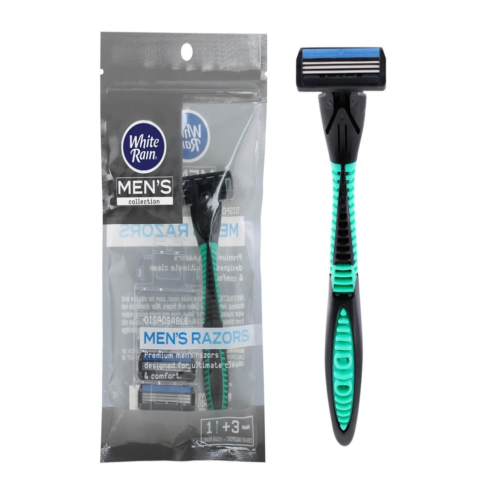 White Rain men's Razors Triple Blade - 3 Packs