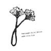 ERINGOGO Rhinestones Hair Bun Maker Wrap Bun Shaper for Women Wedding Curly Hair Accessory view 3