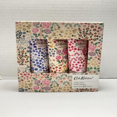 Cath Kidston Floral Ditsy Apple Blossom Hand Cream Trio Set