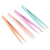 CALLARON 12pcs Stainless Steel Eyebrow Tweezers Kit Pointed Flat and Knife Tips for Effortless Eyebrow Grooming and Travel Convenience view 1