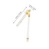 DECOMELODY Flower Hair Sticks Tassels 2-Piece Set Adjustable Length Alloy Material Elegant Hair Accessories for Women and Girls Suitable for Traditional Costumes and Special Occasions view 3
