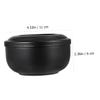 CALLARON 1pc Simple Shaving Bowl Stainless Steel Foaming Container with Lid for Home Use Smooth Edges Easy to Clean Portable Bubbling Bowl for Shaving Needs view 2