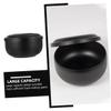 CALLARON 1pc Simple Shaving Bowl Stainless Steel Foaming Container with Lid for Home Use Smooth Edges Easy to Clean Portable Bubbling Bowl for Shaving Needs view 3