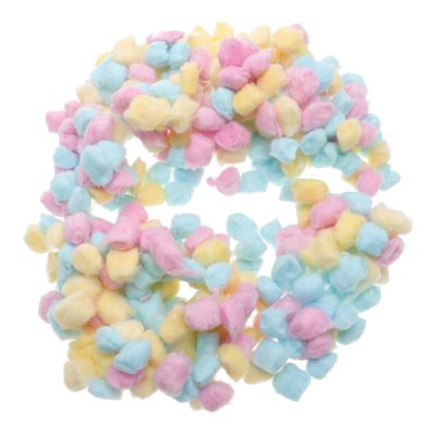 KAILIKETIY Organic Cotton Balls Bulk Pack Reusable Cotton Rounds for Face Colors Gentle Makeup Removal Balls Face Cleaning Supplies
