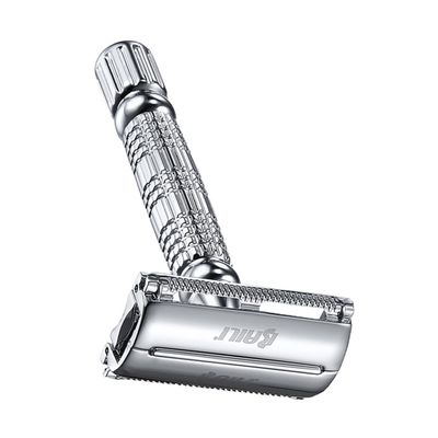 EXQUIMEUBLE Men's Double-Edged Manual Shaving Razor Vintage Hand Shaver Blades Classic Safety Razor Barbers and Home Use