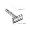 EXQUIMEUBLE Men's Double-Edged Manual Shaving Razor Vintage Hand Shaver Blades Classic Safety Razor Barbers and Home Use view 2